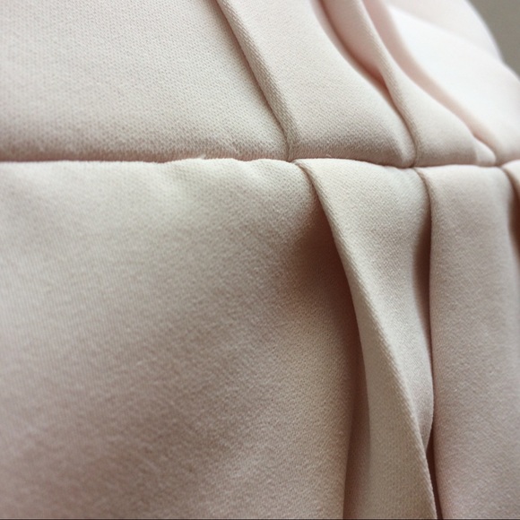 Ann Taylor Pleated Sheath Dress in Blush Pink <2> - Picture 6 of 8